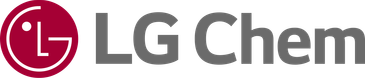 The LG Chem logo shows a stylized red circle containing a white 'L' and 'G' shape next to gray text.