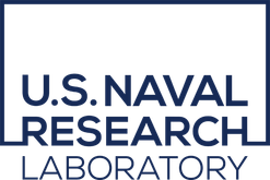 The dark blue logo for the U.S. Naval Research Laboratory.