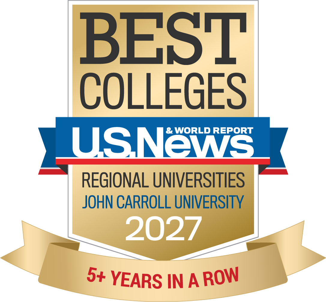 U.S. News & World Report Best Colleges, Regional Universities, John Carroll University, 2027. 5+ years in a row.