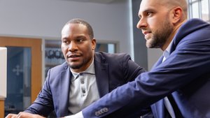 Two Men Talking