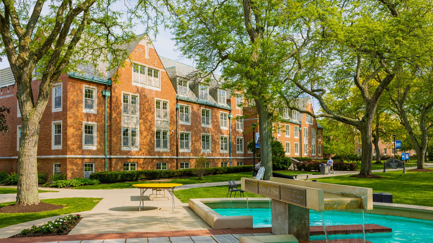 Pacelli Hall campus view