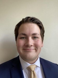 Portrait of Ethan Tinsley, Assistant Director of Admission at John Carroll University
