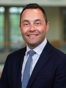 Portrait of Michael Scanlan, Vice President of University Advancement at John Carroll University