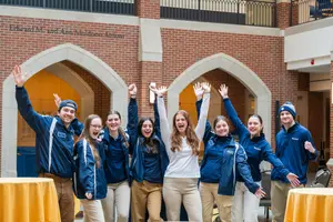 JCU campus life - a large group of students at an event