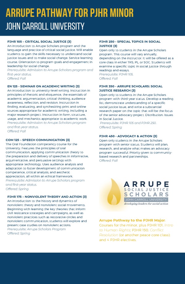 Arrupe Requirements