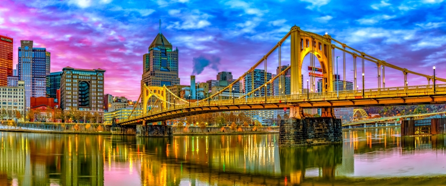 Skyline of Pittsburgh, PA