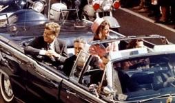 President Kennedy in a convertible