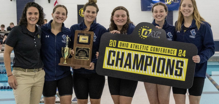 women's swimming and diving OAC champions